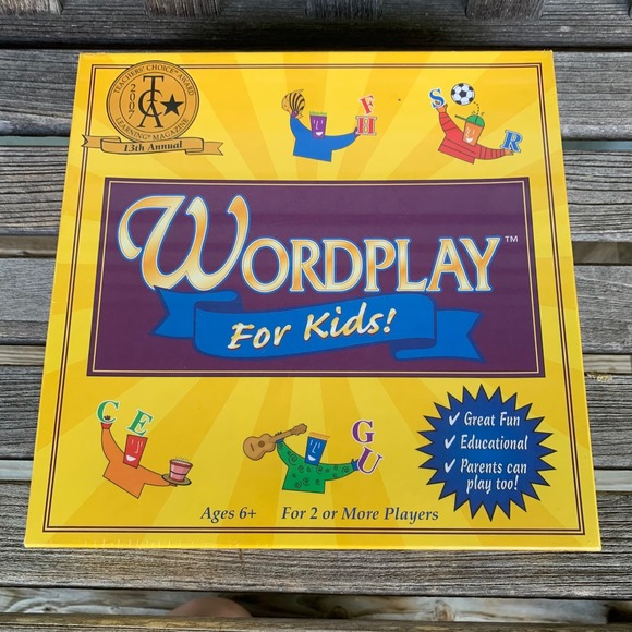 Game Development Group Inc Other - Wordplay For Kids Board Game 2007 Educational Spelling NEW Ages 6+ Literacy